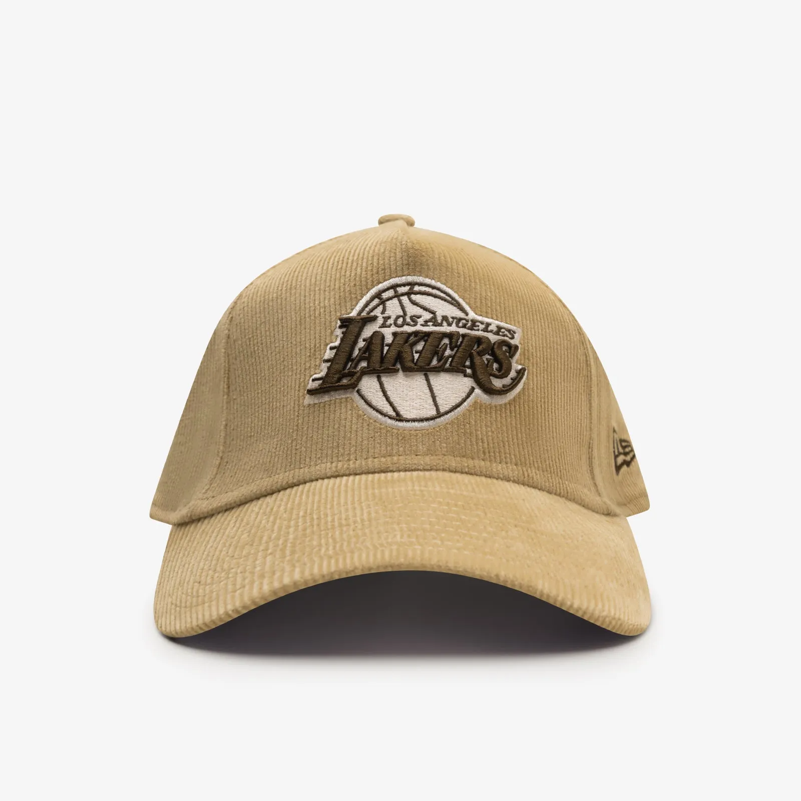 Los Angeles Lakers 9Forty Camel Cord A-Frame Snapback - Beige