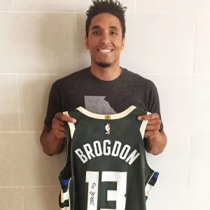 Malcolm Brogdon Autographed Game Worn Jersey