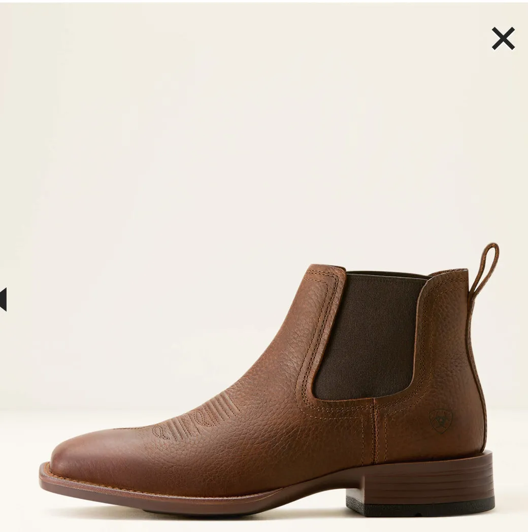 Men’s Booker Ultra Western Boot Brown Oiled Rowdy