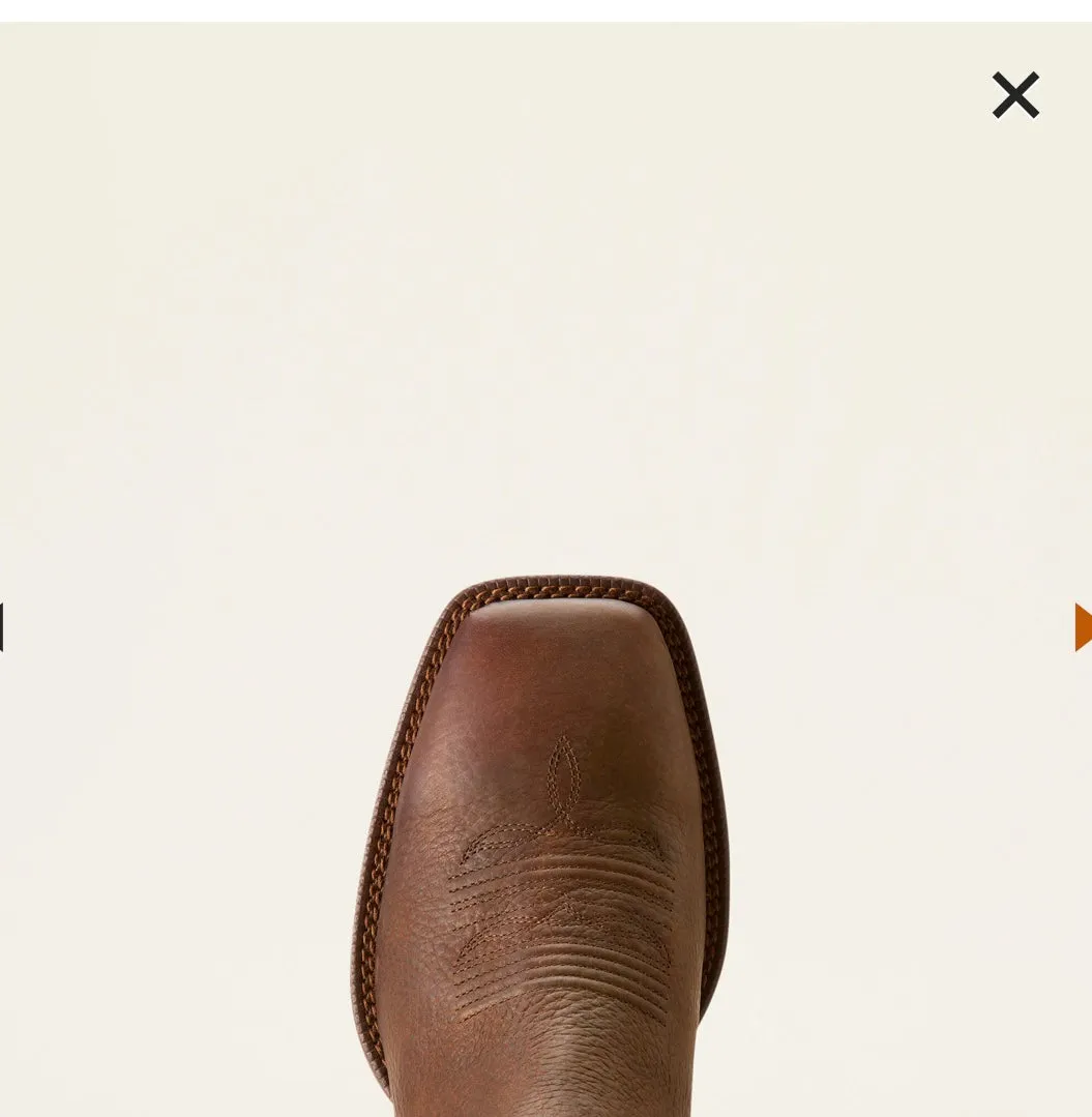 Men’s Booker Ultra Western Boot Brown Oiled Rowdy