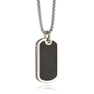 Men's Illusion Dog Tag Necklace