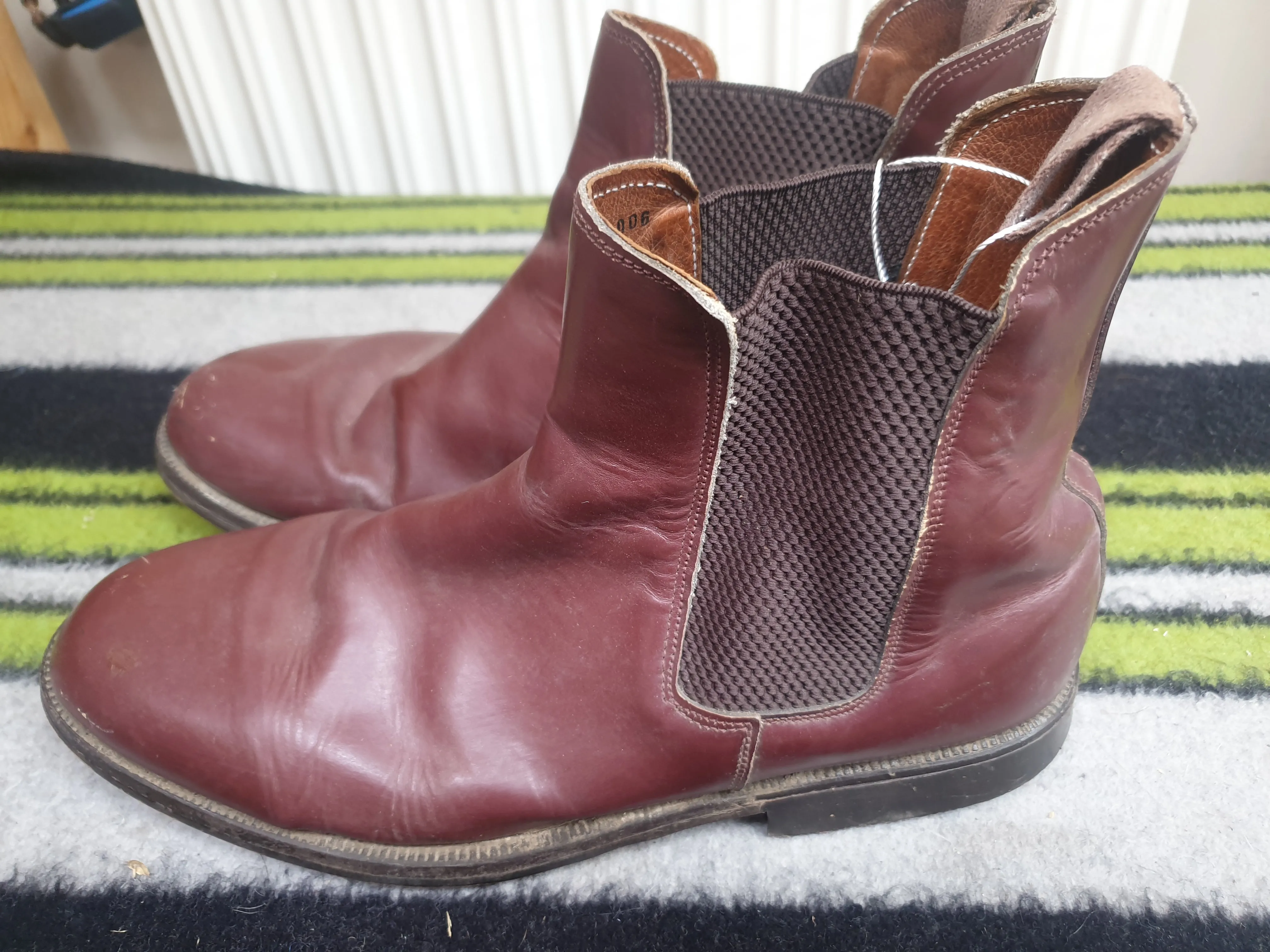 Mens Size 10 Stylo oxblood jodhpur boots FREE POSTAGE ✅