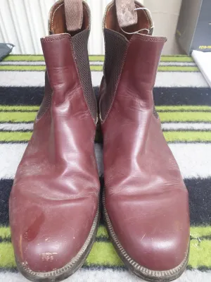 Mens Size 10 Stylo oxblood jodhpur boots FREE POSTAGE ✅