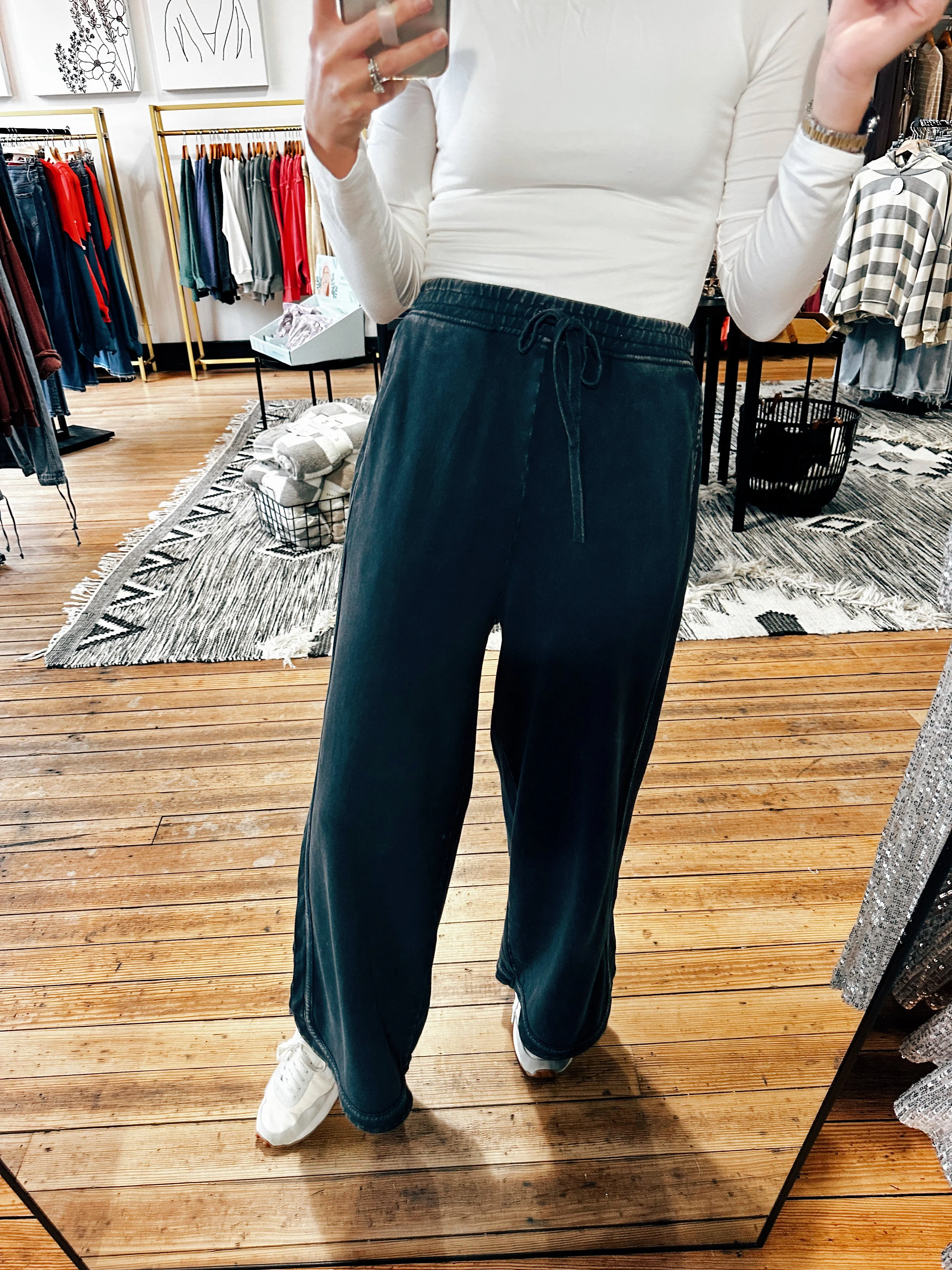 Mineral Wash Knit Pants