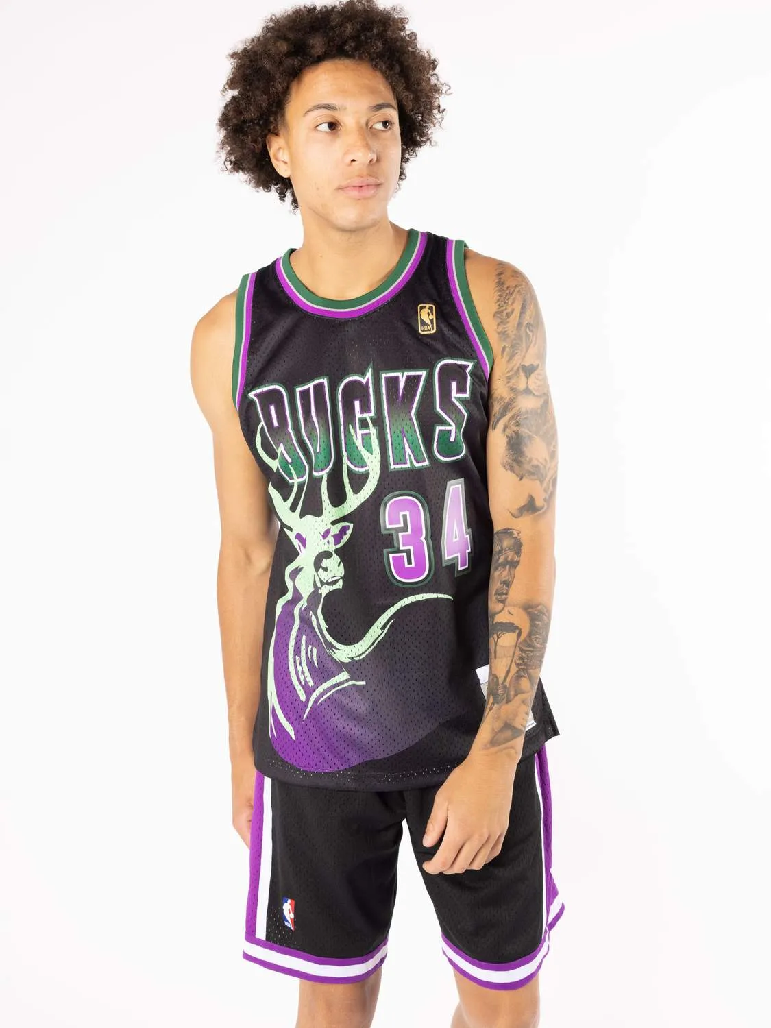 MITCHELL & NESS RAY ALLEN 96-97 MILWAUKEE BUCKS RELOADED 2.0 SWINGMAN JERSEY