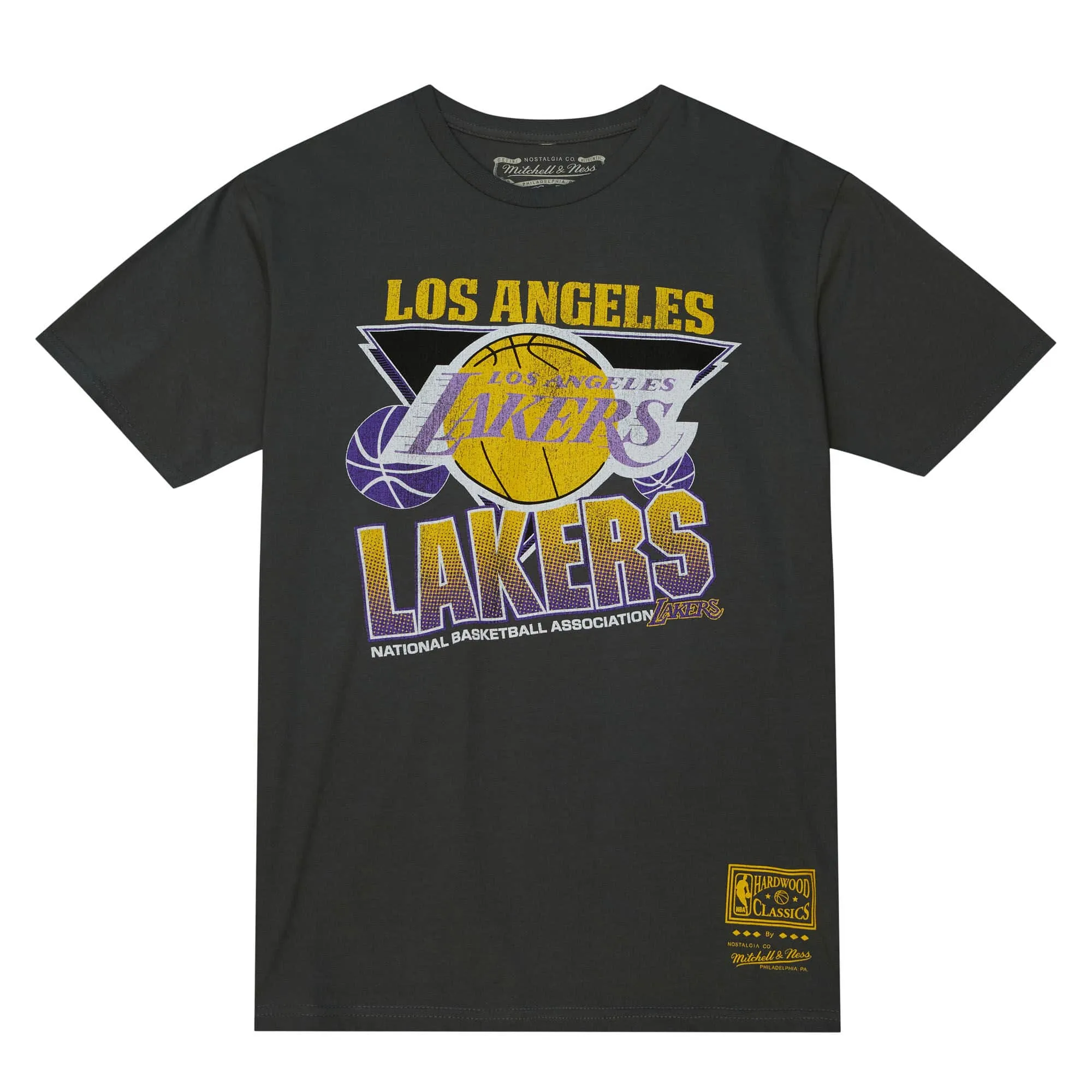 Mitchell & Ness Vintage Cracked Tee Los Angeles Lakers
