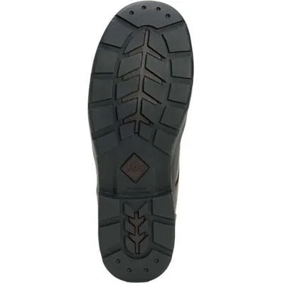 Muck Men's Chore Farm Leather Waterproof Comp Toe Work Boot - Black - CLLC-900