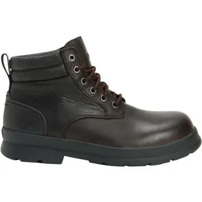 Muck Men's Chore Farm Leather Waterproof Comp Toe Work Boot - Black - CLLC-900