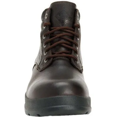 Muck Men's Chore Farm Leather Waterproof Comp Toe Work Boot - Black - CLLC-900