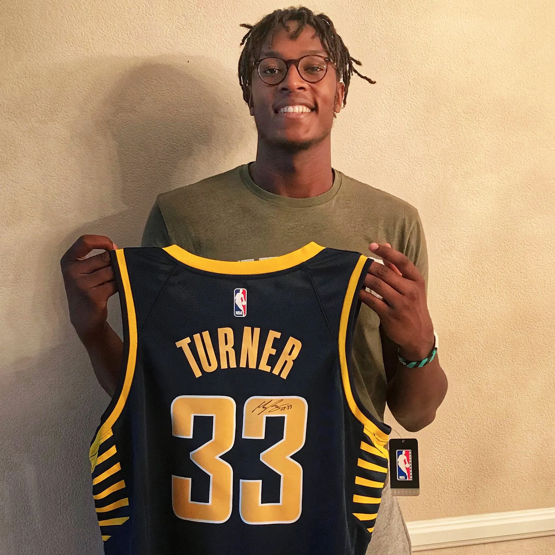 Myles Turner Autographed Jersey