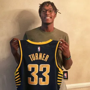 Myles Turner Autographed Jersey