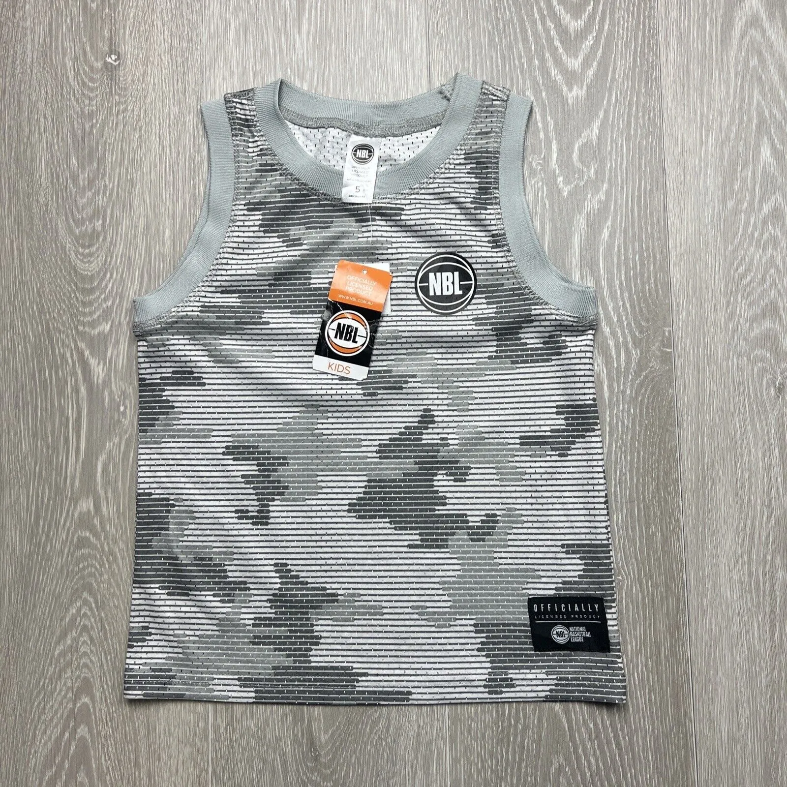 NBL Kids Basketball Jersey Size 5 Years (New)