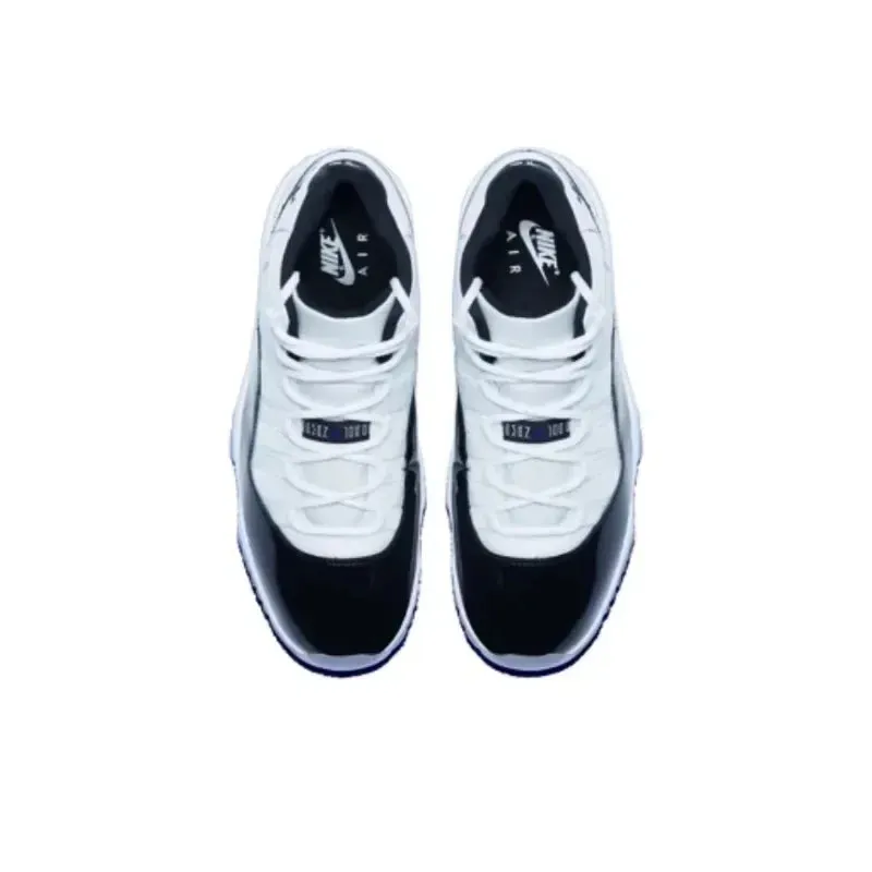 Nike Air Jordan 11 Concord Retro Classic Men Outdoor Basketball Shoes AJ11 Black White Casual Sneakers 378037-100