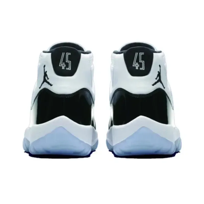 Nike Air Jordan 11 Concord Retro Classic Men Outdoor Basketball Shoes AJ11 Black White Casual Sneakers 378037-100