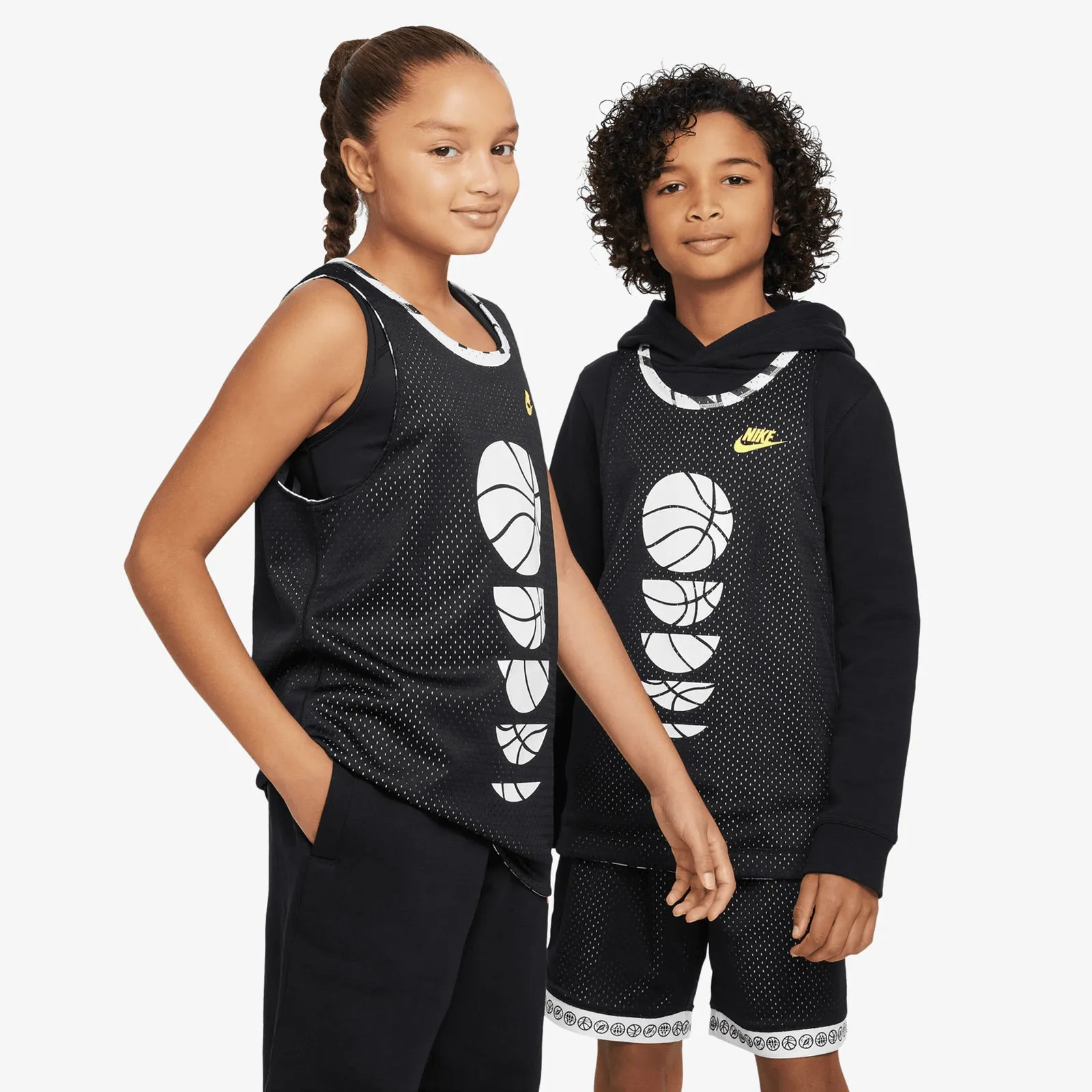 Nike Culture of Basketball Youth Reversible Jersey - Black