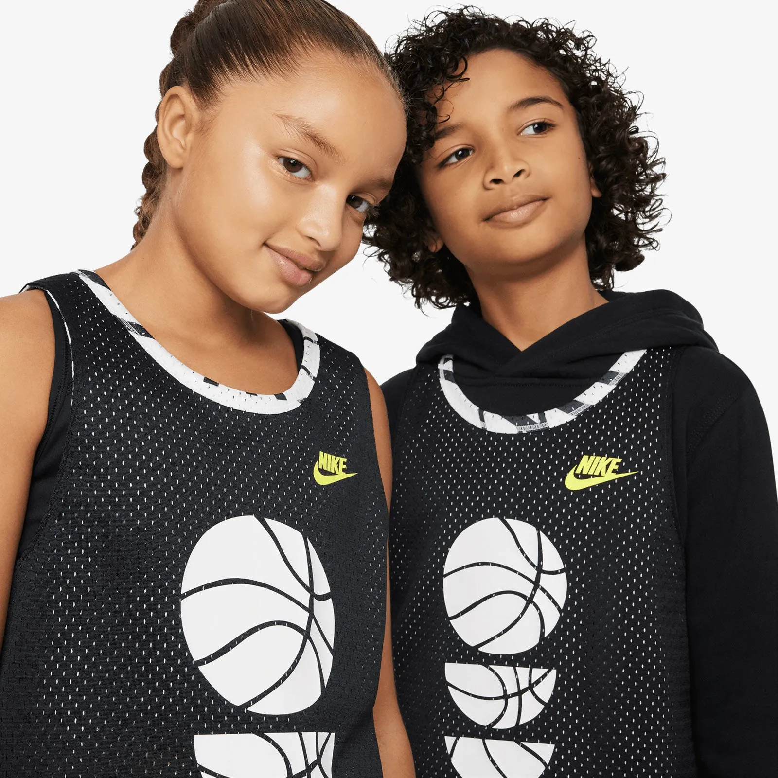 Nike Culture of Basketball Youth Reversible Jersey - Black