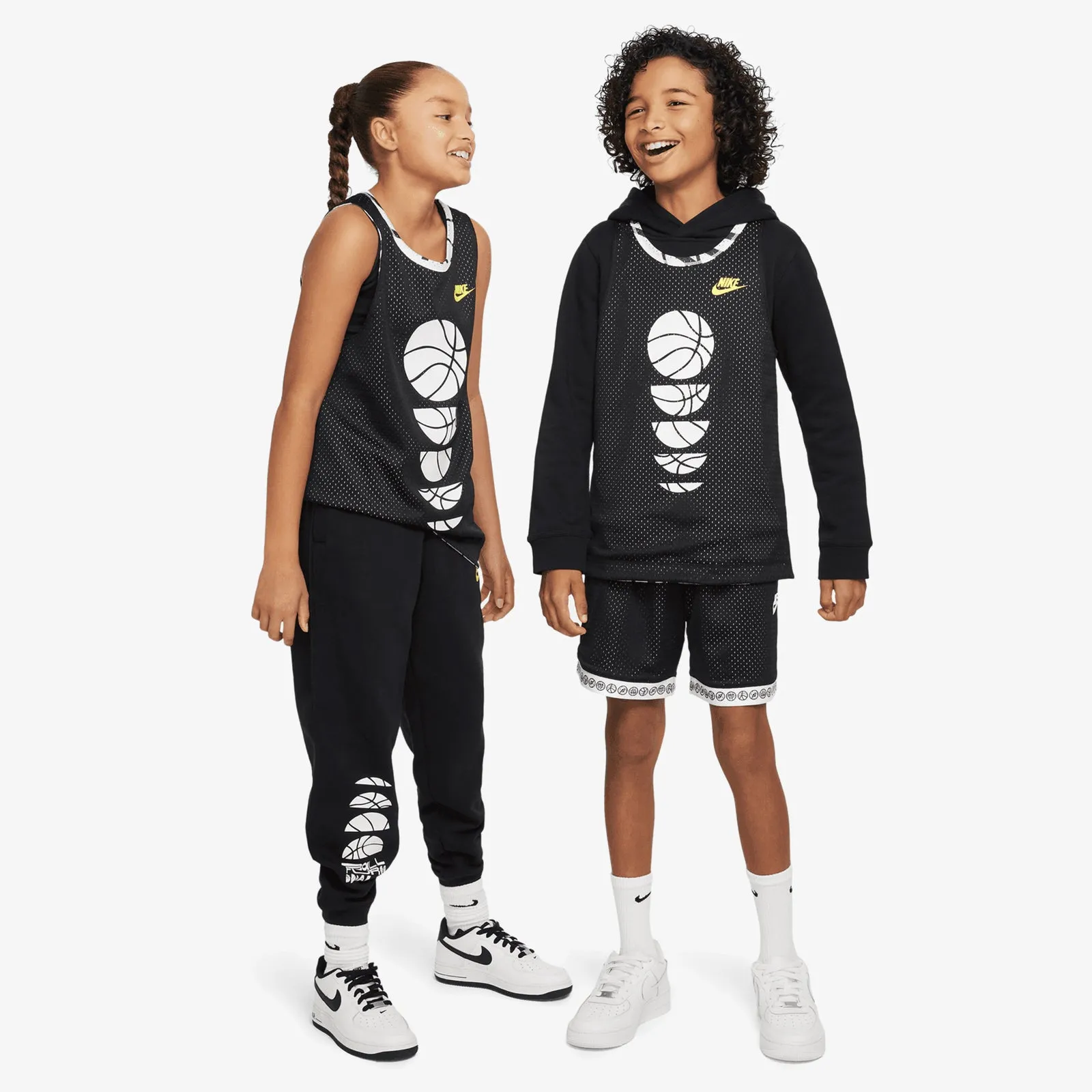 Nike Culture of Basketball Youth Reversible Jersey - Black