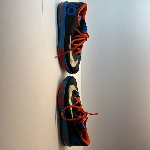 Nike KD 6 Thunder Away  Size 4 Big Kids 2013 Basketball OKC Thunder Blue