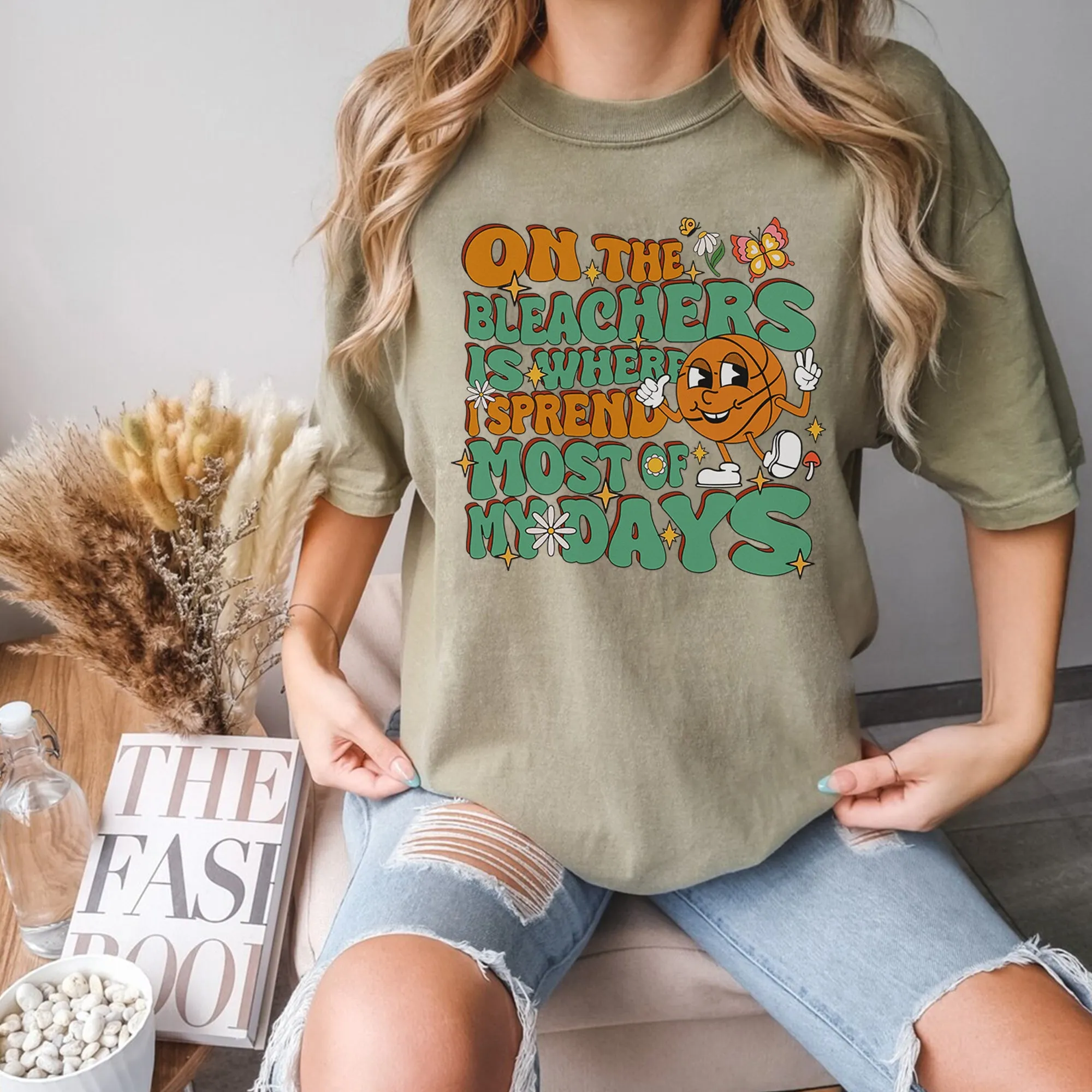 On The Bleachers Game Day T-shirt, Sport Mom Shirt, Basketball Mom Apparel, Gift for Mom