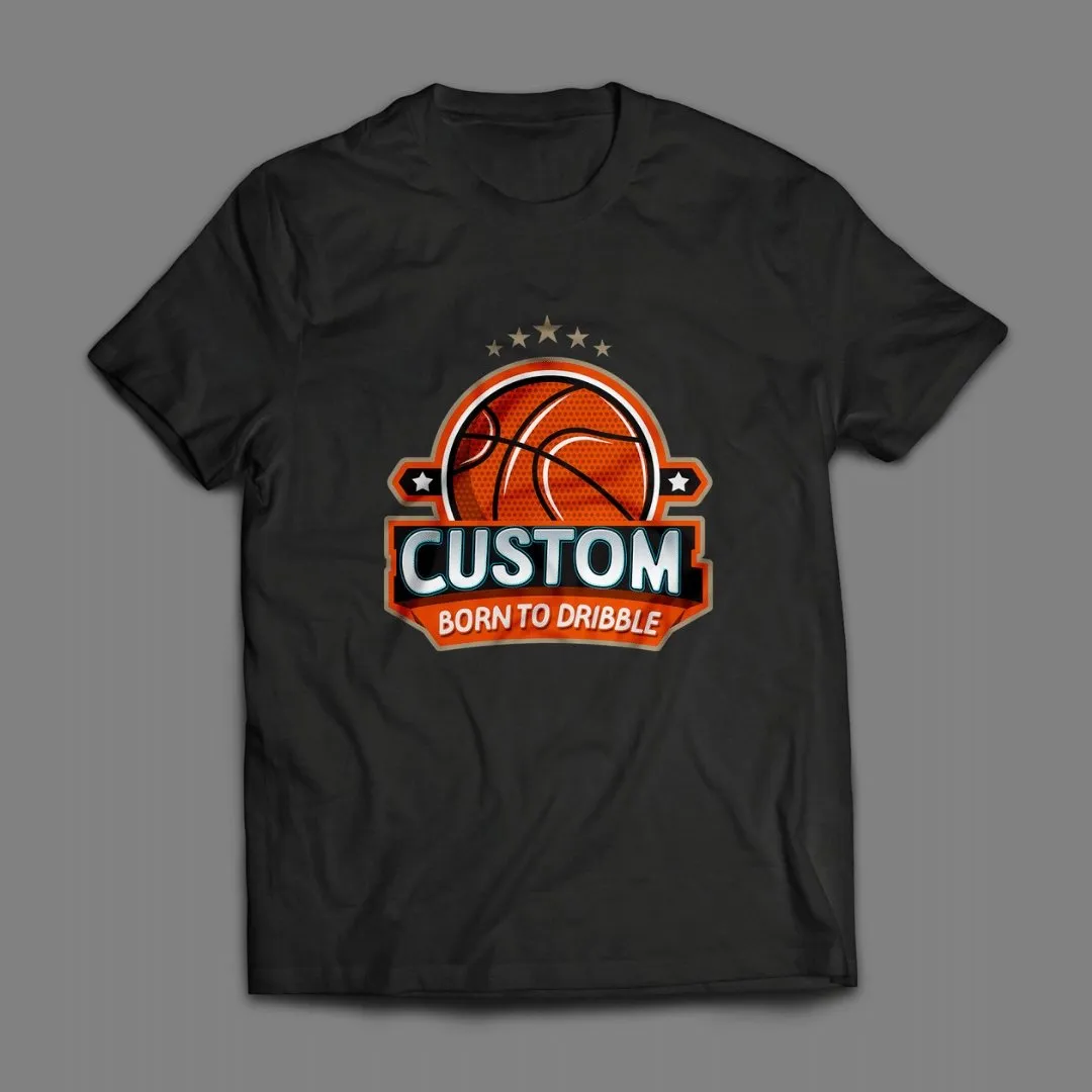 Personalized Kids Basketball Tee