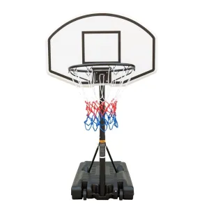 Portable Basketball Hoop 3.1ft to 4.7ft Height-Adjustable System