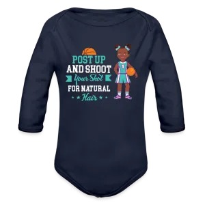 Professional Basketball Organic Long Sleeve Baby Bodysuit