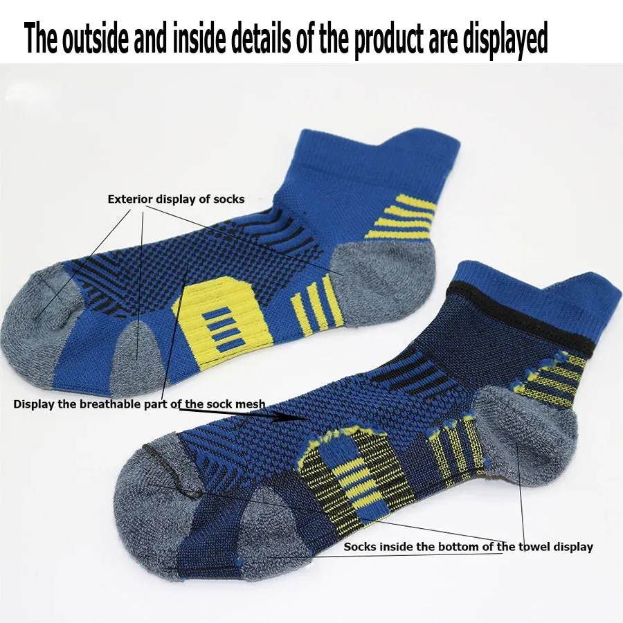 Professional Fitness Sports Socks (3 Pairs) for Men and Women
