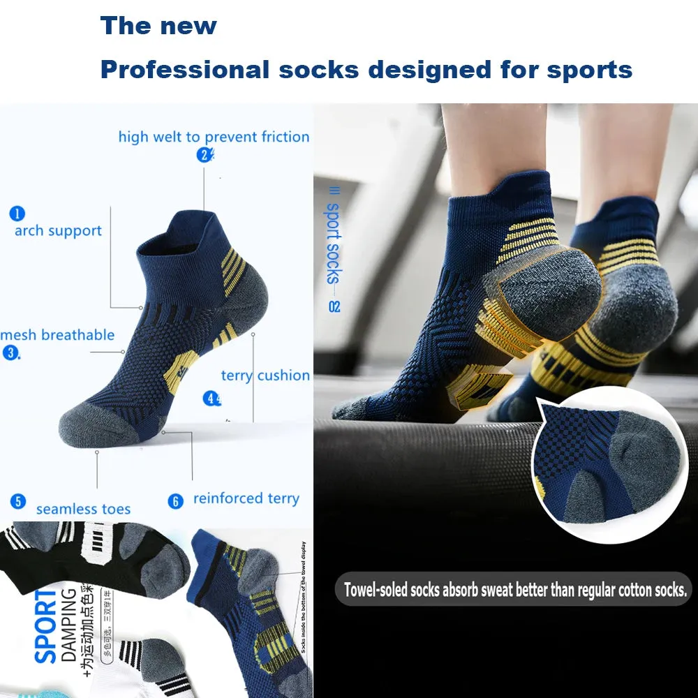 Professional Fitness Sports Socks (3 Pairs) for Men and Women