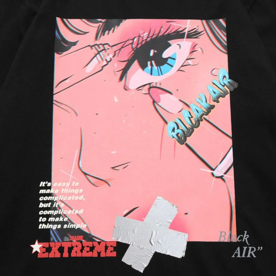 "BLACKAIR" Sweat-shirt Hoodie Crewneck Noir - URB1™