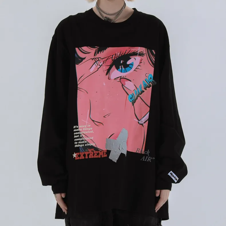"BLACKAIR" Sweat-shirt Hoodie Crewneck Noir - URB1™