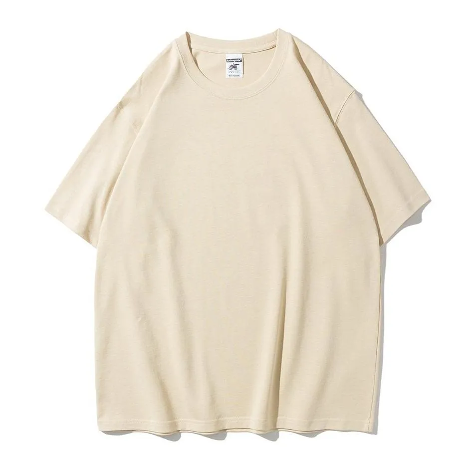 "ESSENTIAL" T-SHIRT BASIQUE UNI BLEU STREETWEAR - URB1™