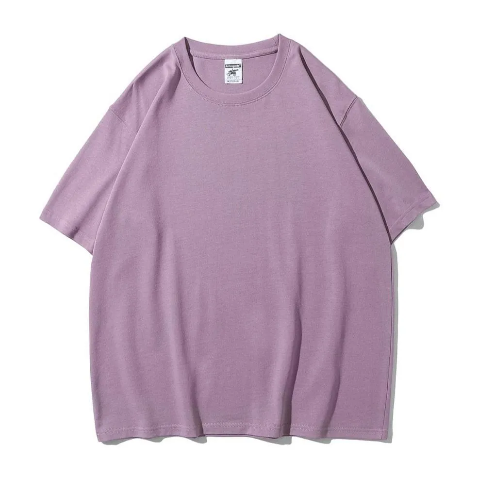 "ESSENTIAL" T-SHIRT BASIQUE UNI BLEU STREETWEAR - URB1™