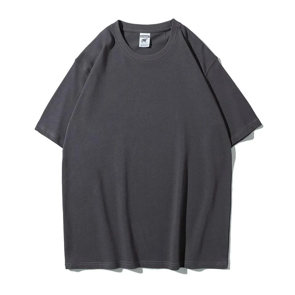 "ESSENTIAL" T-SHIRT BASIQUE UNI BLEU STREETWEAR - URB1™