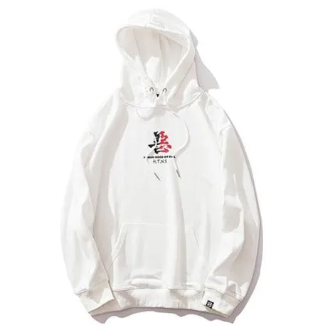 "H.T.N.S" Sweatshirt Hoodie à Capuche Noir - URB1™