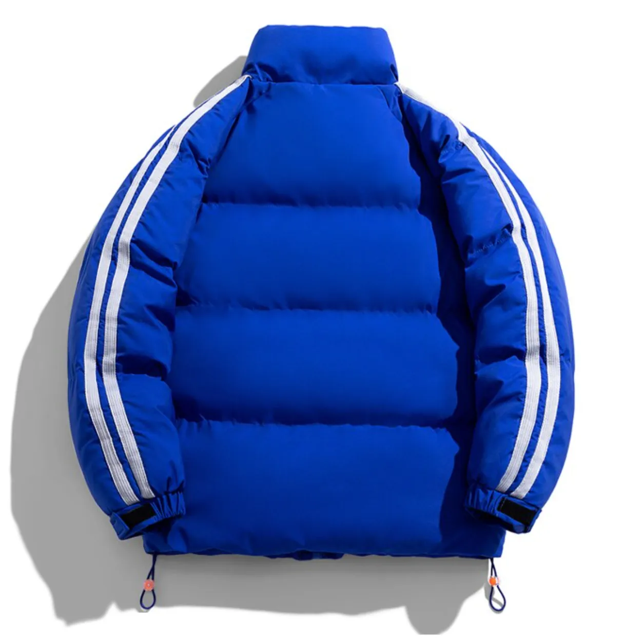 "STRP" Parka Doudoune Matelassée Blanc à Bandes - URB1™