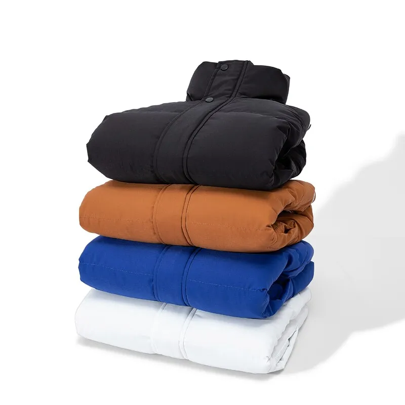 "STRP" Parka Doudoune Matelassée Blanc à Bandes - URB1™