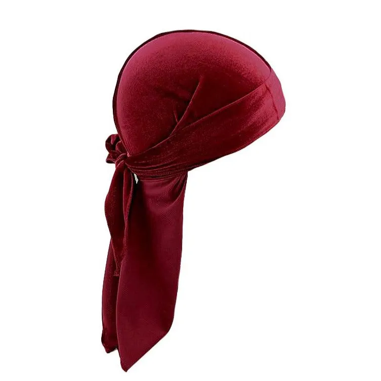 "WAVES" DURAG BEIGE EN VELOUR - URB1™