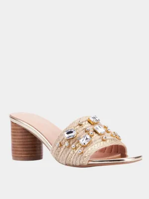 Raquelle Embellished Heeled Sandals