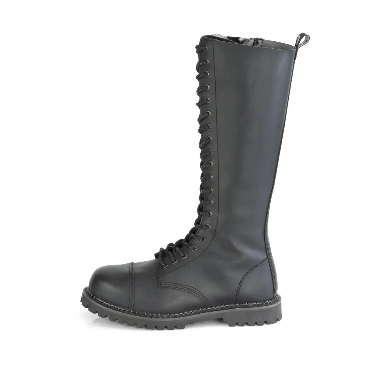 RIOT-20  Black Vegan Leather