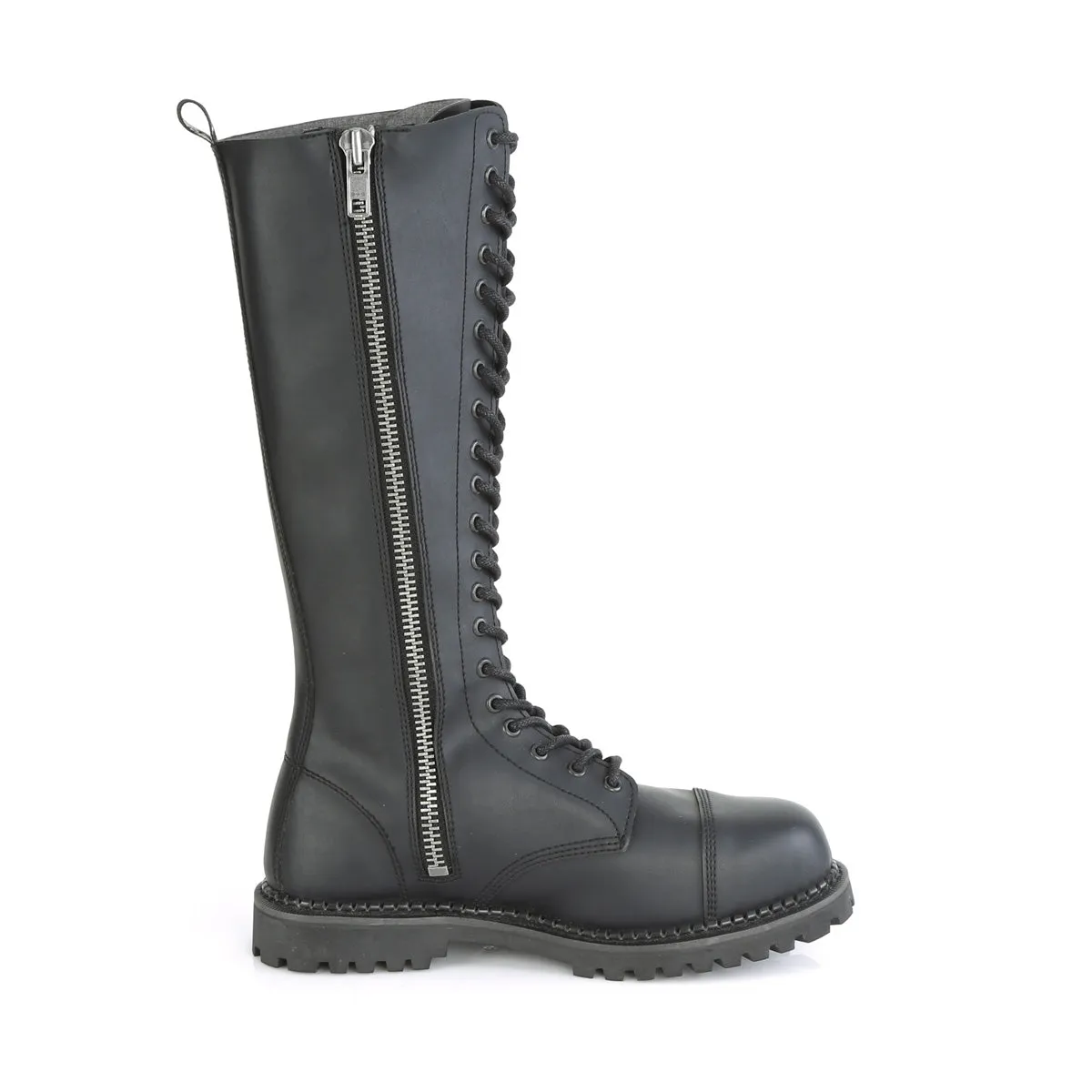 RIOT-20  Black Vegan Leather