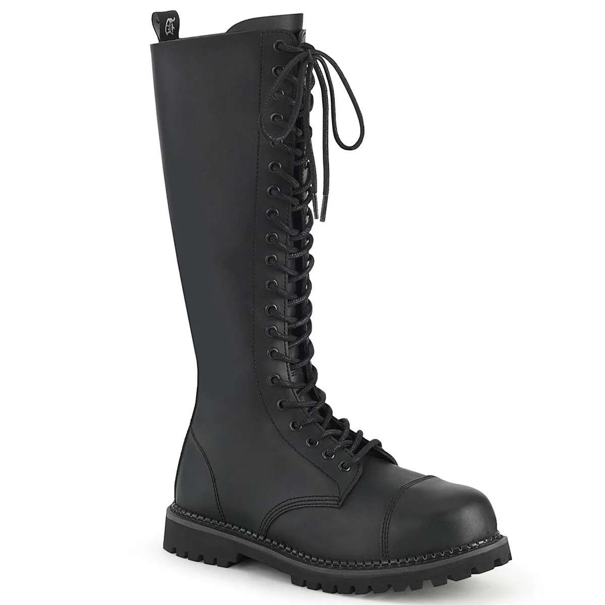 RIOT-20  Black Vegan Leather