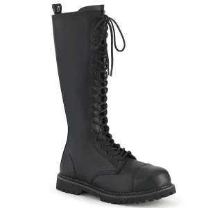 RIOT-20  Black Vegan Leather