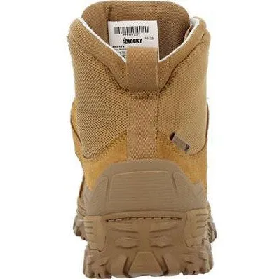 Rocky Men's Mountain Combat 6" Soft Toe WP Military Boot- Brown- RKC178