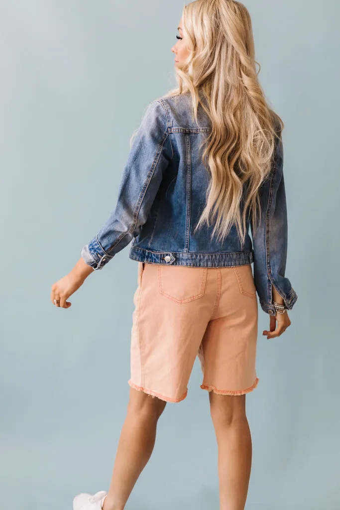 Rue Denim Stretch Shorts