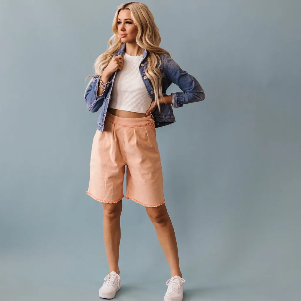 Rue Denim Stretch Shorts