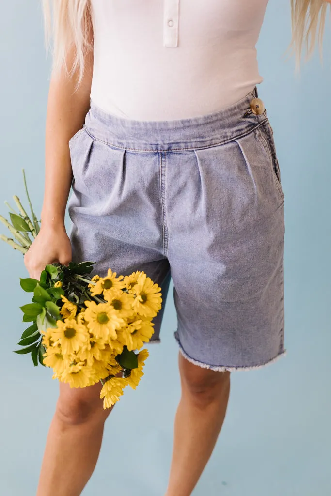 Rue Denim Stretch Shorts
