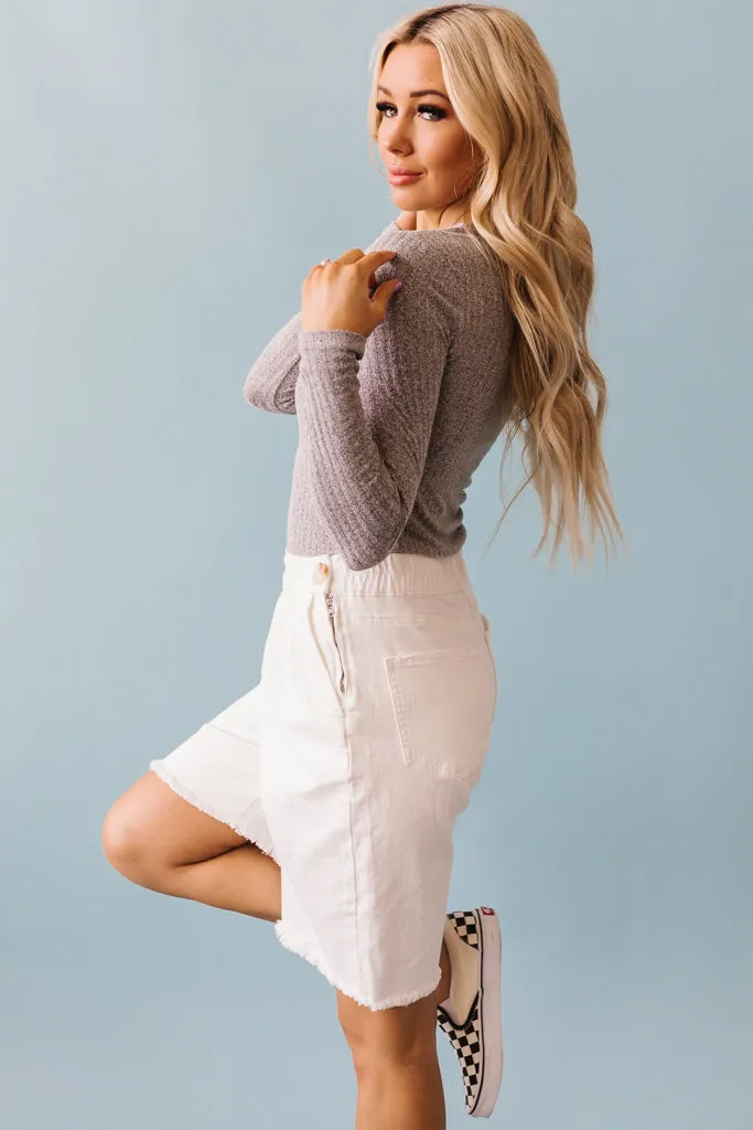 Rue Denim Stretch Shorts