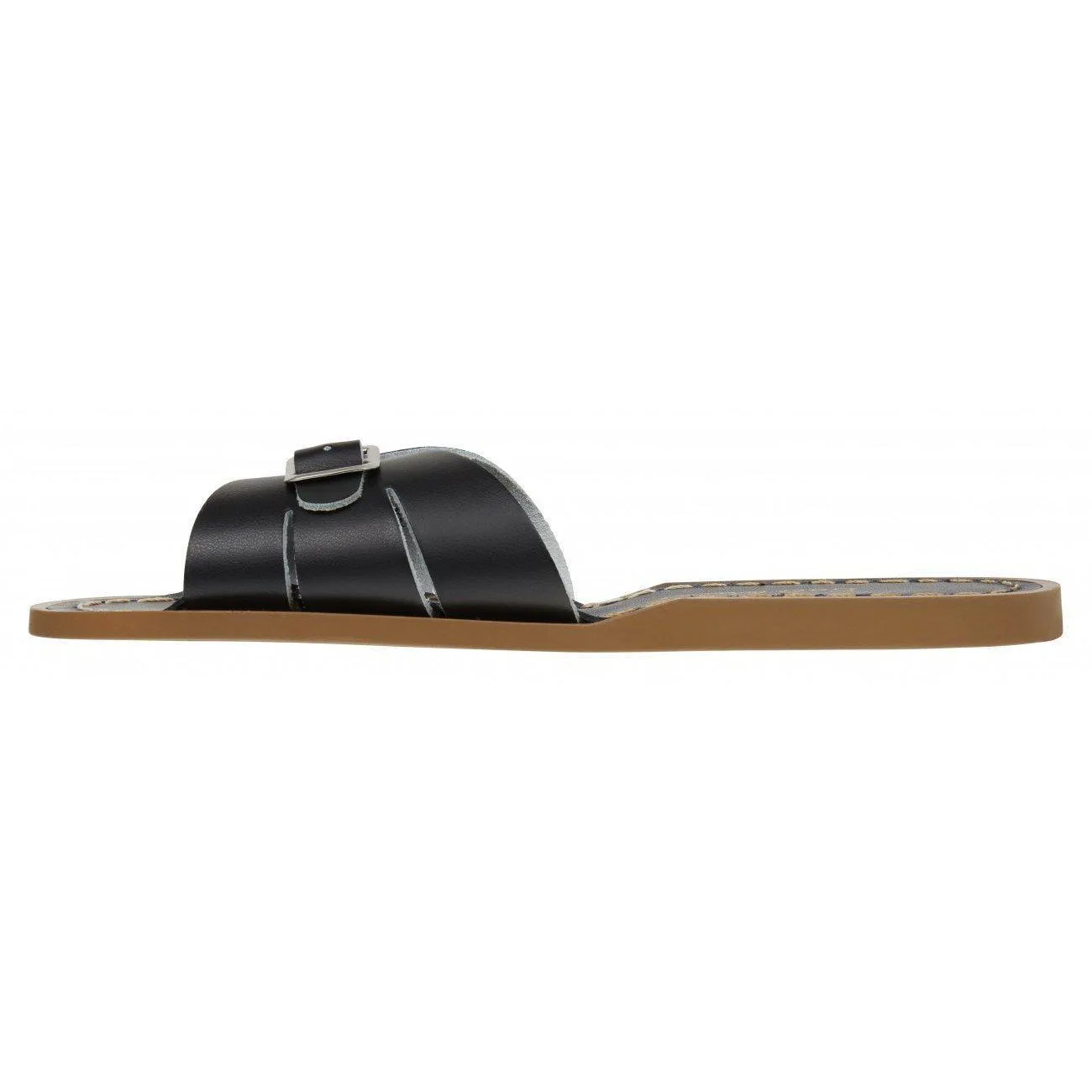 Saltwater Classic Slide Sandals - Black - Adult