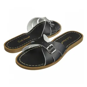 Saltwater Classic Slide Sandals - Black - Adult