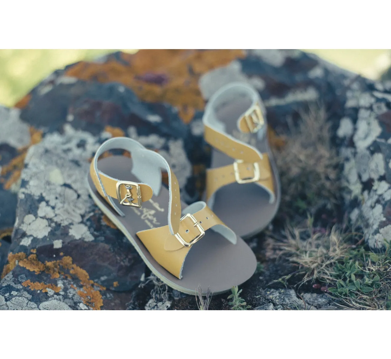 SALTWATER | Surfer Sandal- MUSTARD